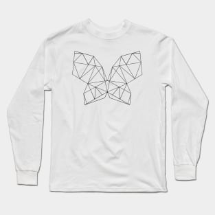 Geometric Butterfly Long Sleeve T-Shirt